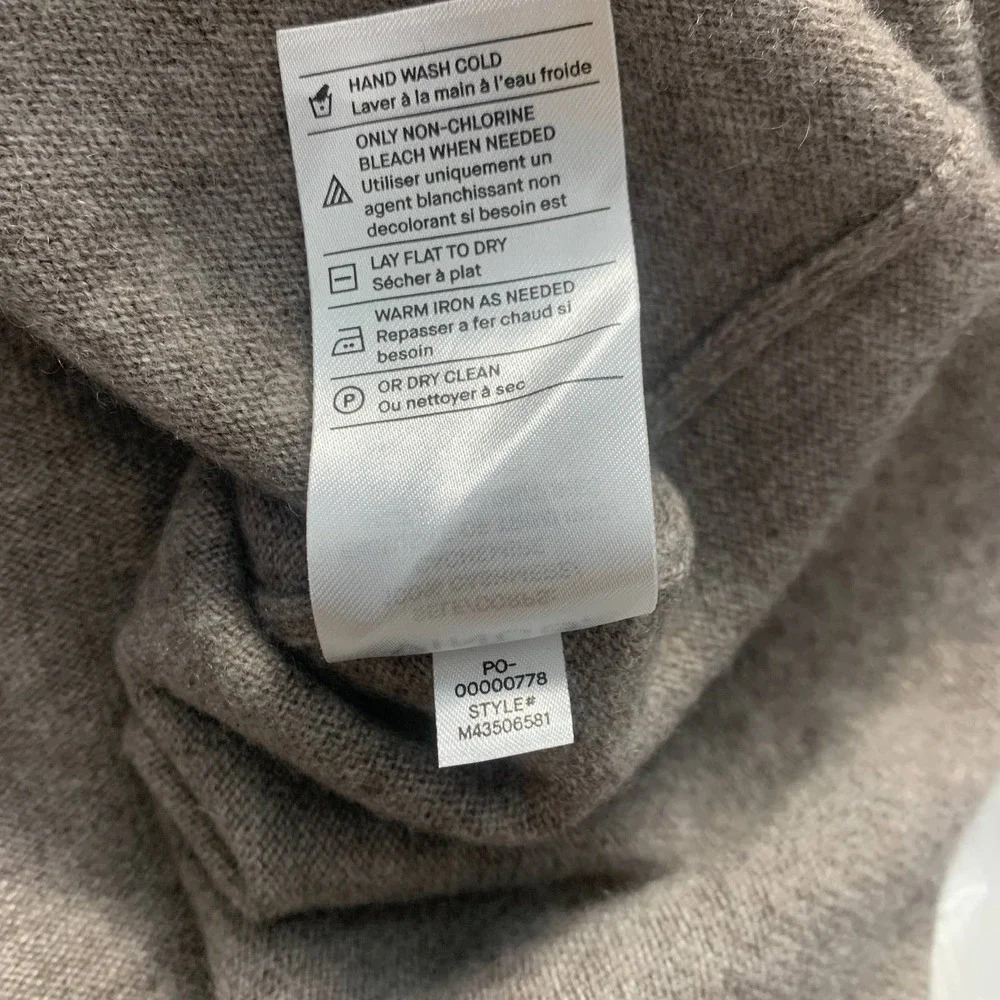 Vince Men's Marl Crewneck Cashmere Sweater In Heather‎ Palomar Size US XL - Picture 11 of 12